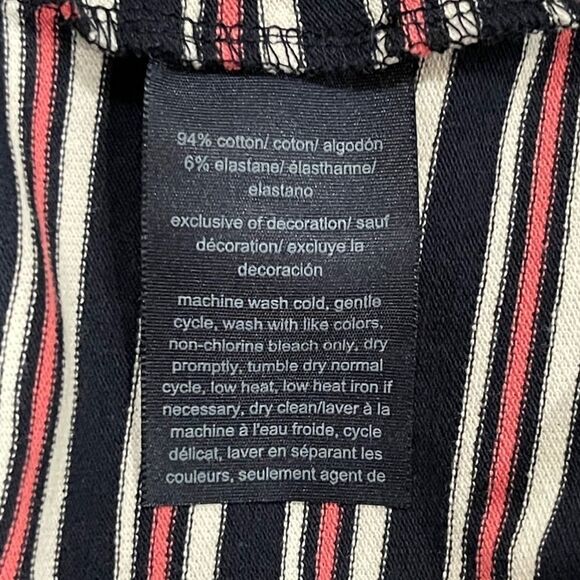 NWT Tommy Hilfiger Women's Striped Short-Sleeved Polo Shirt Top - Picture 6 of 6